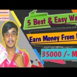 H Ways To Earn Money Online | Work From Home | Come generare entrate online | Freelancing Blogging...