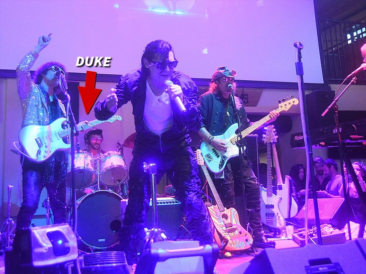 duke gadd and corey feldman band 2023 getty 1