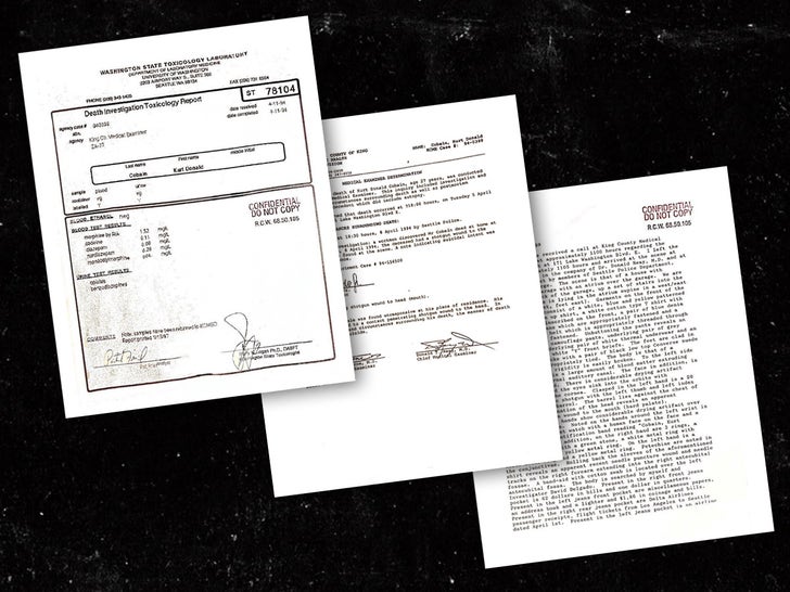 Kurt Cobain's Purported Autopsy Report