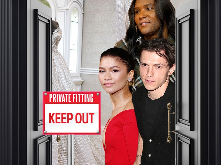 zedanya wedding dress privacy getty comp